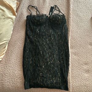 cocktail dress black lace